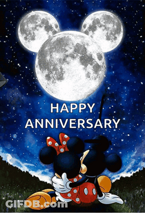 Happy 10Th Anniversary Big Mouse Moon GIF