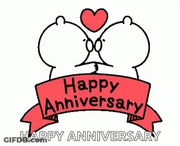 Happy 10Th Anniversary Cute Bears GIF