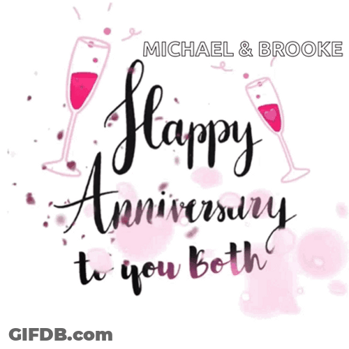 Happy 10Th Anniversary To The Couple GIF