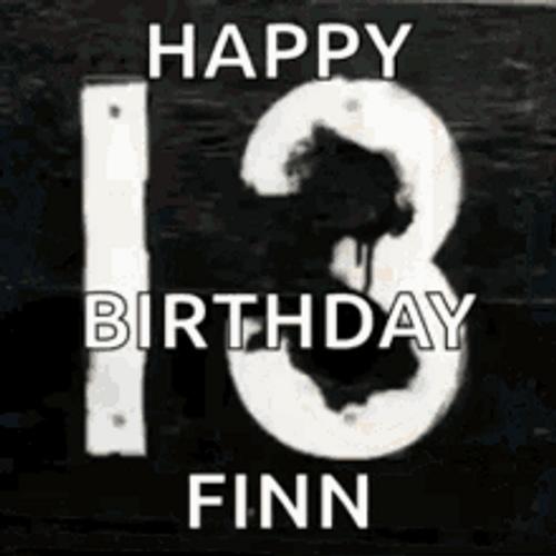 Happy 13Th Birthday Finn Greeting GIF