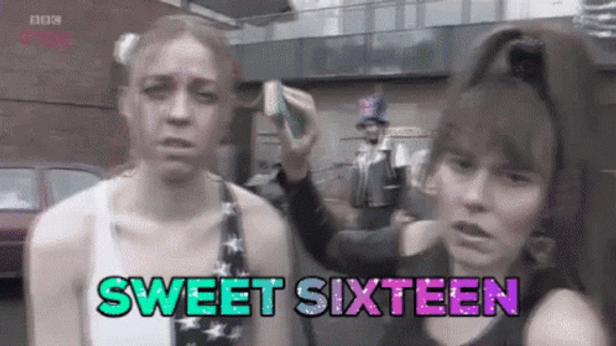Happy 16Th Birthday American Girls Awkward Meme GIF