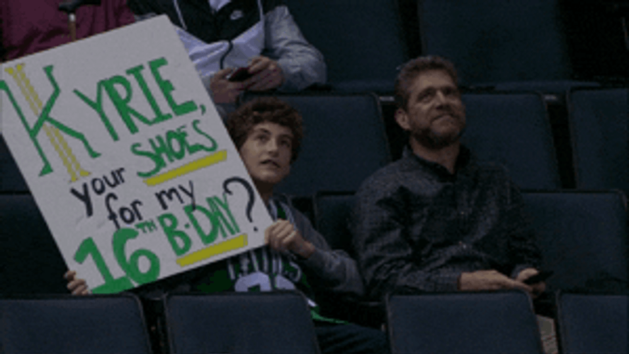 Happy 16Th Birthday Basketball Fan Sign Kyrie Irving GIF
