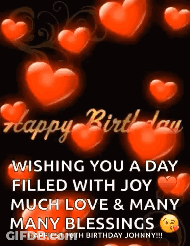 Happy 16Th Birthday Johnny GIF