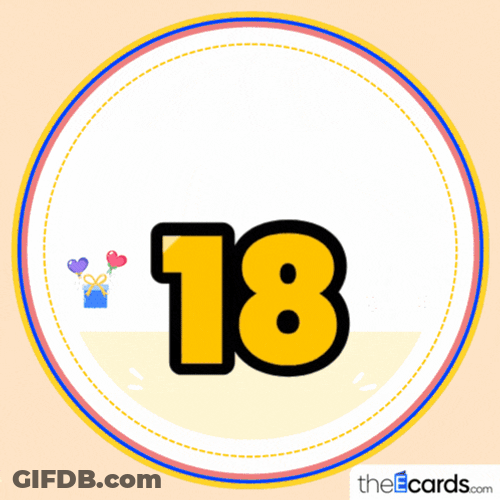Happy 18Th Birthday Theecards GIF