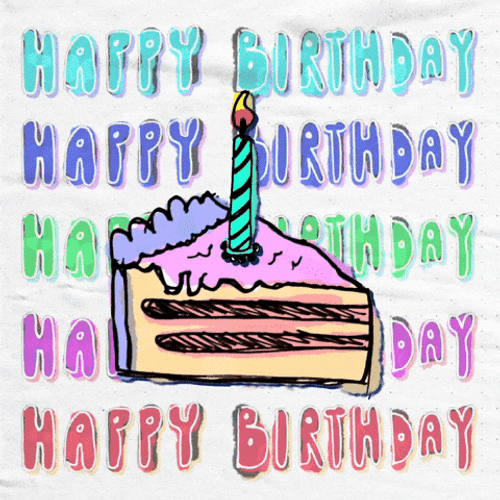 Happy 1St Birthday A Piece Of Cake GIF