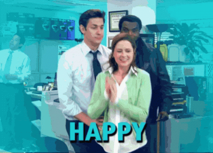 Happy 2 Year Work Anniversary Dance Party GIF