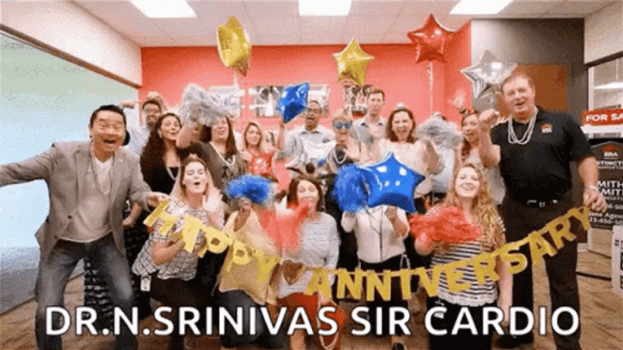 Happy 2 Year Work Anniversary Party Celebration GIF