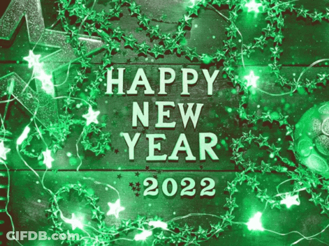 Happy 2022 Aesthetic New Year GIF
