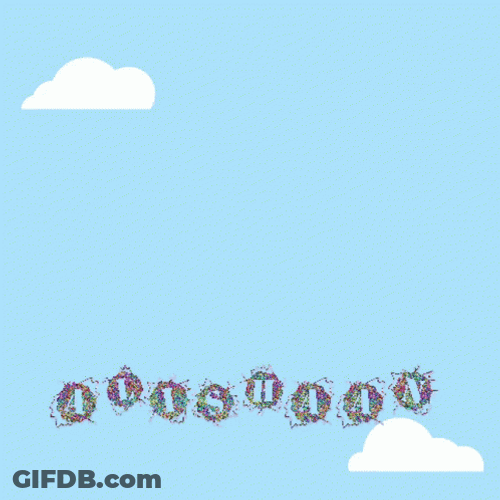 Happy 2022 Light Blue Aesthetic Background GIF