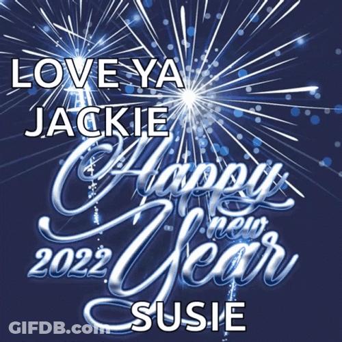 Happy 2022 Love Jackie GIF