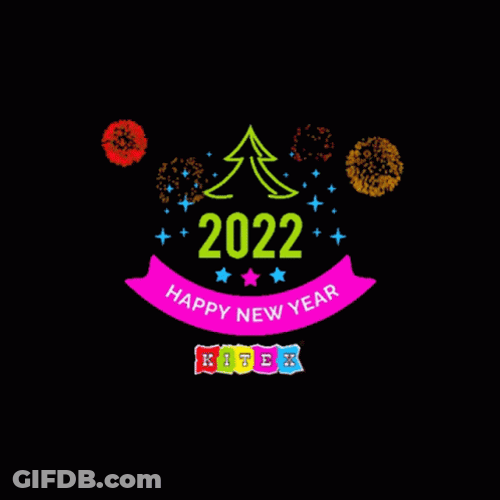 Happy 2022 New Year Wishes GIF