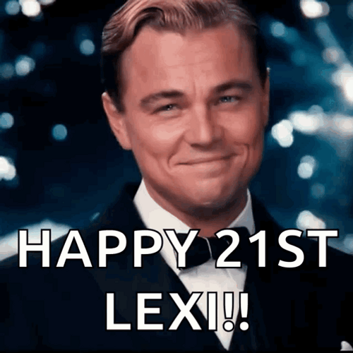 Happy 21St Birthday Lexi Leonardo DiCaprio GIF