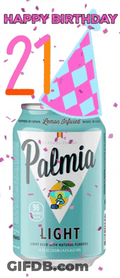 Happy 21St Birthday Palmia GIF