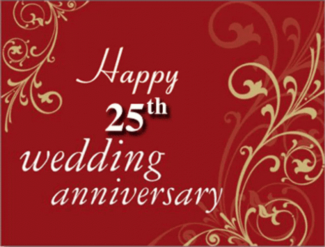 Happy 25Th Wedding Anniversary GIF