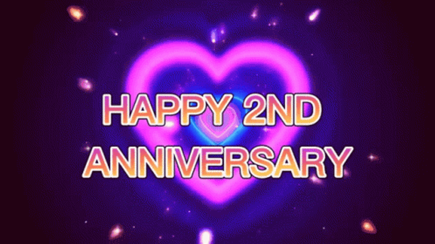 Happy 2Nd Anniversary GIF