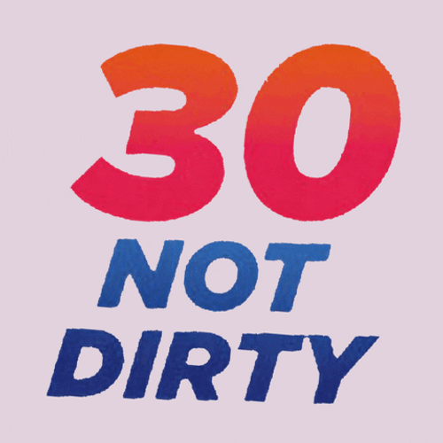 Happy 30Th Birthday 30 Not Dirty GIF