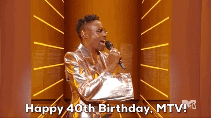 Happy 40Th Birthday Billy Porter Mtv Video Music GIF