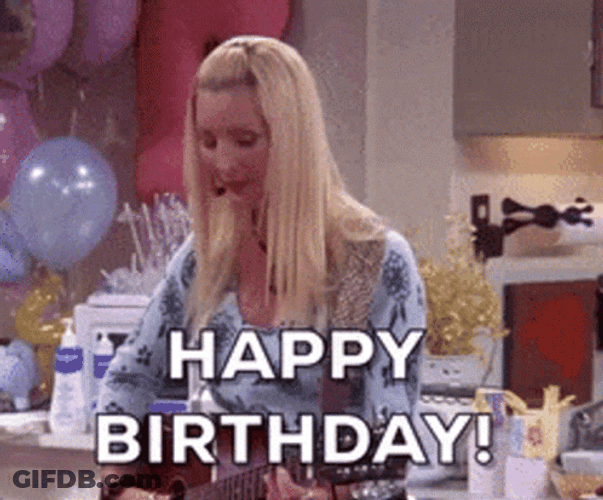 Happy 40Th Birthday Phoebe Buffay GIF