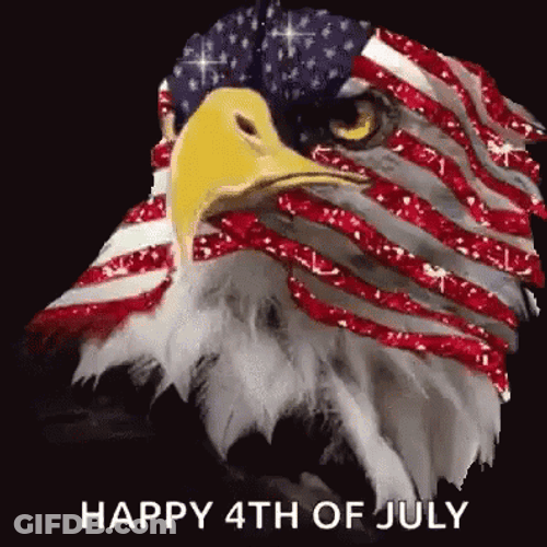 Happy 4Th American Eagle GIF