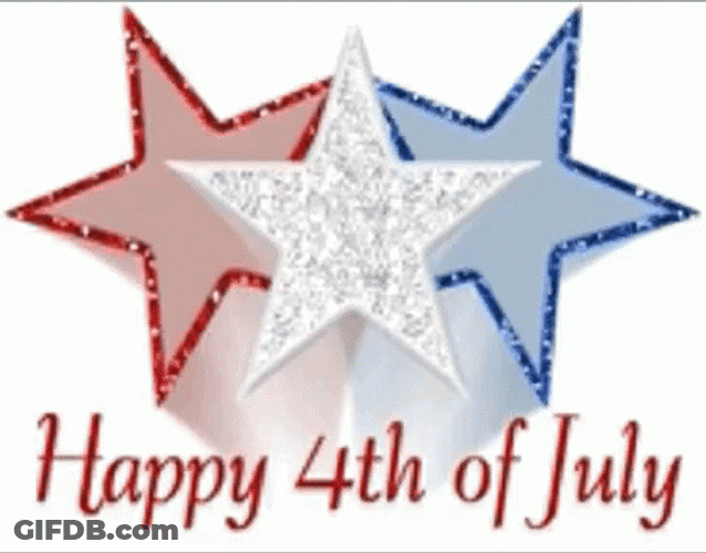 Happy 4Th American Star GIF