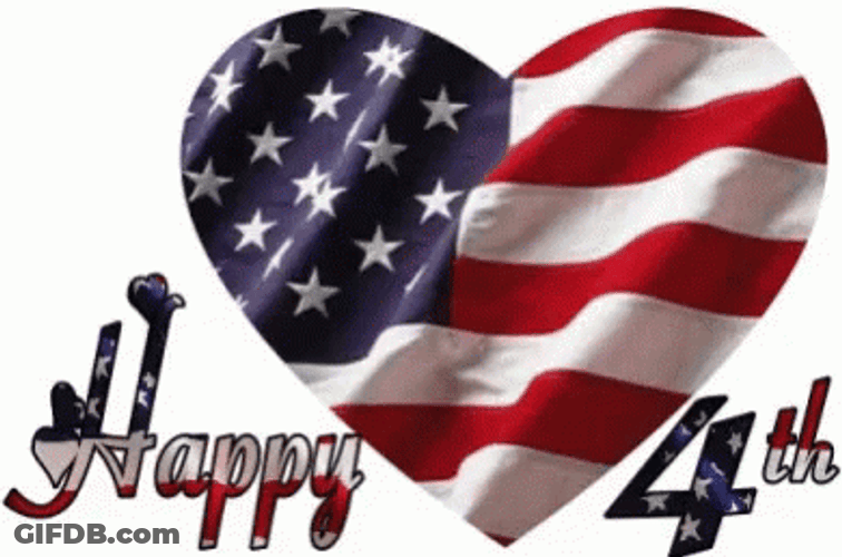Happy 4Th Flag Of United State GIF