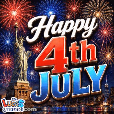 Happy 4Th July Sign GIF