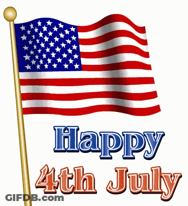 Happy 4Th Of July American Flag GIF
