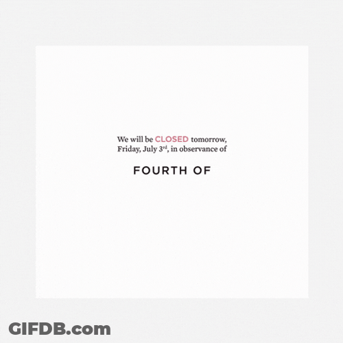 Happy 4Th Of July Long Weekend GIF