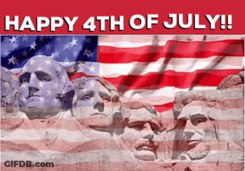 Happy 4Th Of July Presidents GIF