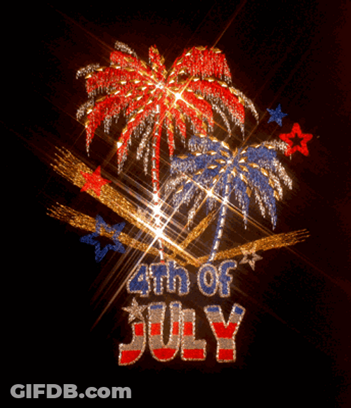 Happy 4Th Of July Retro Aesthetic USA Greeting GIF