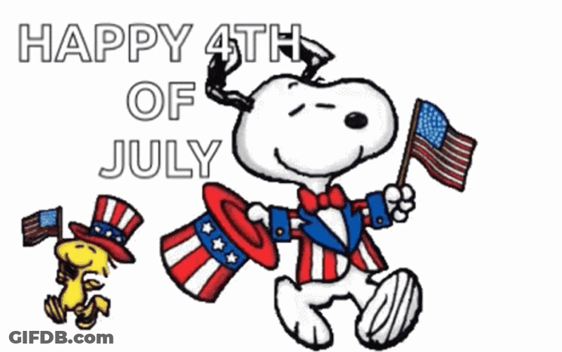 Happy 4Th Of July Snoopy GIF