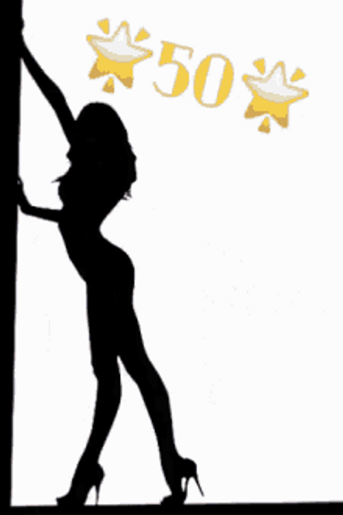 Happy 50Th Birthday Mr Sexy Silhouette GIF