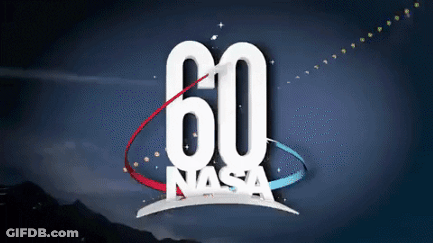 Happy 60Th Birthday NASA Outer Space Clip Art GIF