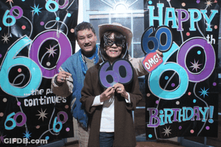 Happy 60Th Birthday Photo Booth Shots GIF
