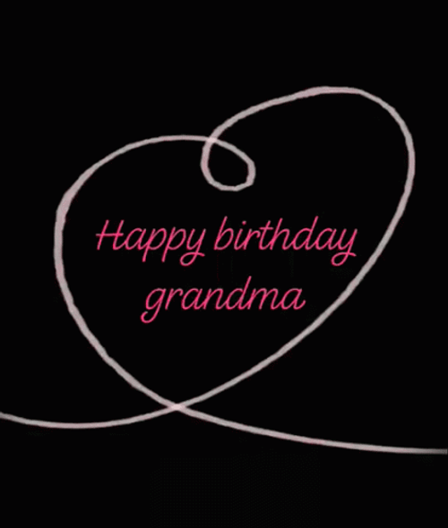Happy 65Th Birthday Grandma Heart GIF