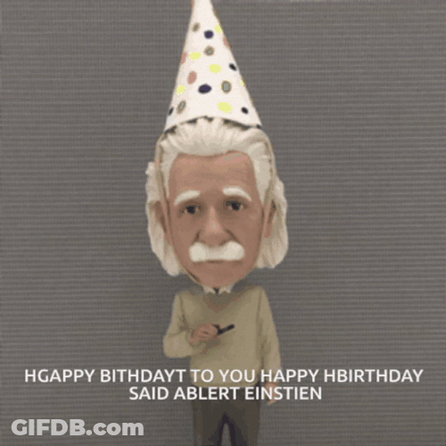 Happy 65Th Birthday Message By Albert Eienstein GIF