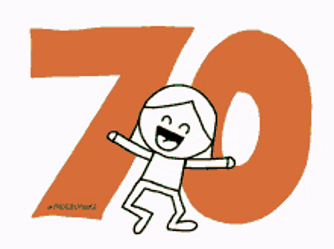 Happy 70Th Birthday Happy Kid Smiling Jumping GIF