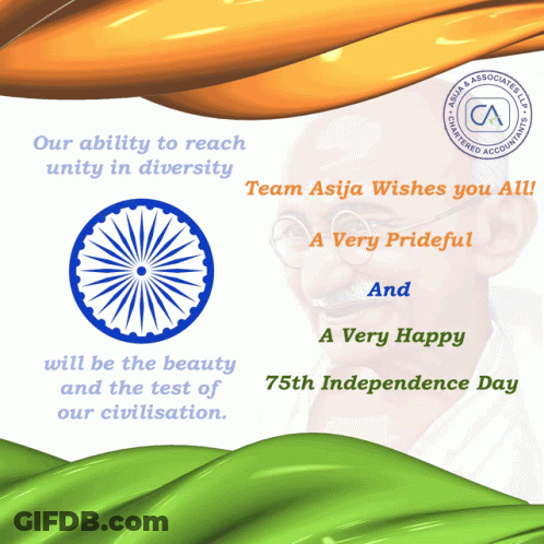 Happy 75Th Independence Day Greeting GIF