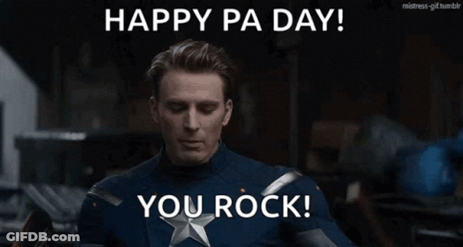 Happy Admin Day Captain America Dancing GIF