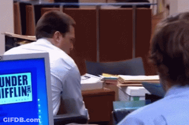 Happy Admin Day The Office Andy Bernard GIF