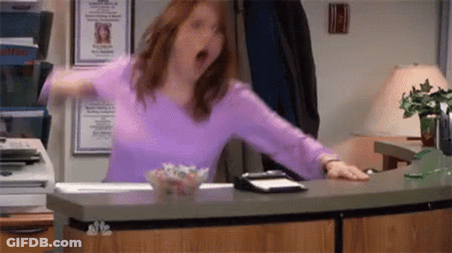 Happy Admin Day The Office Erin Hannon Celebrating GIF