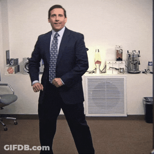 Happy Admin Day The Office Michael Scott Dancing GIF