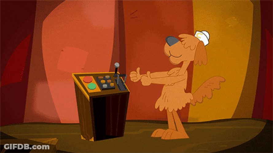 Happy Agree Dog While Standing GIF