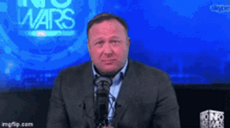 Happy Alex Jones Restrained Laugh GIF