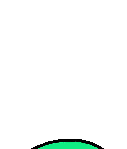 Happy Alien Transparent Sticker GIF