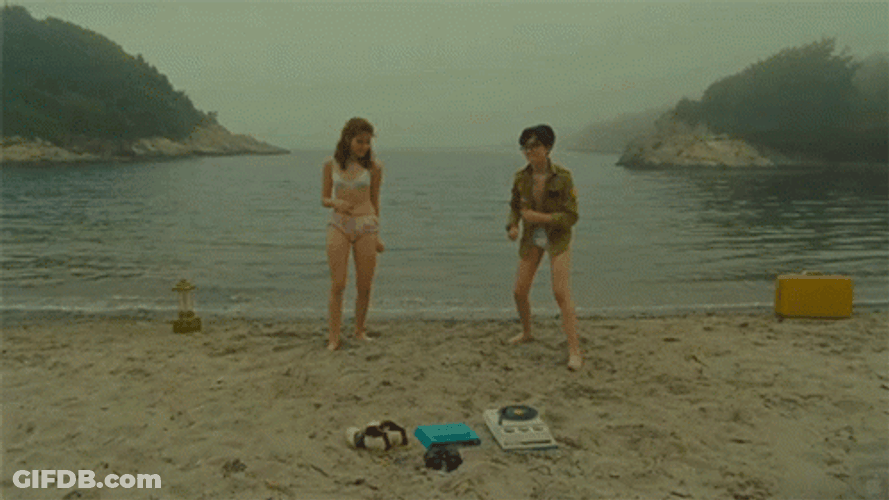 Happy Alone At The Beach Birthday GIF