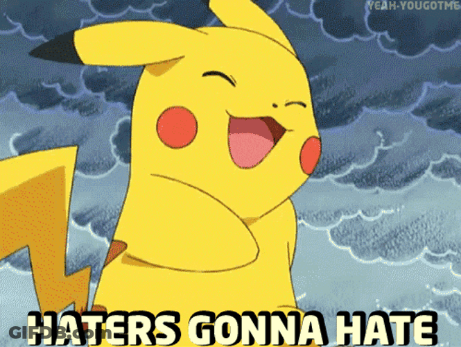Happy And Excited Pikachu Haters GIF