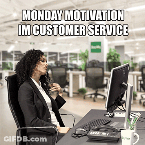 Happy And Motivated For Work Monday GIF