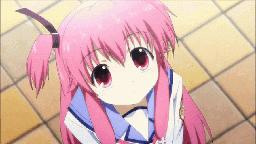 Happy Angel Beats Anime Yui GIF