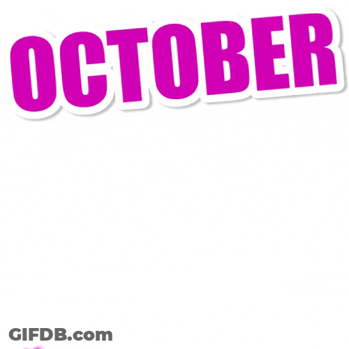 Happy Animated Bunny October GIF